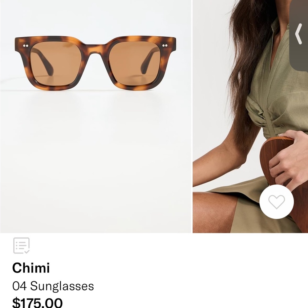 Chimi Tortoise Sunglasses Shopbop - basically new!